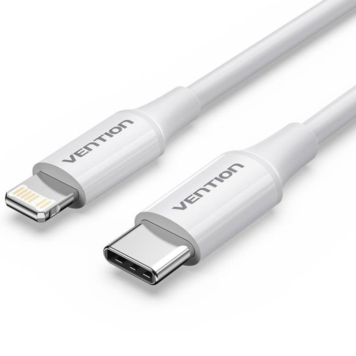 Vention Cable USB-C a Lightning LAJWF 1m Blanco Vention Cable USB-C a Lightning LAJWF 1m Blanco